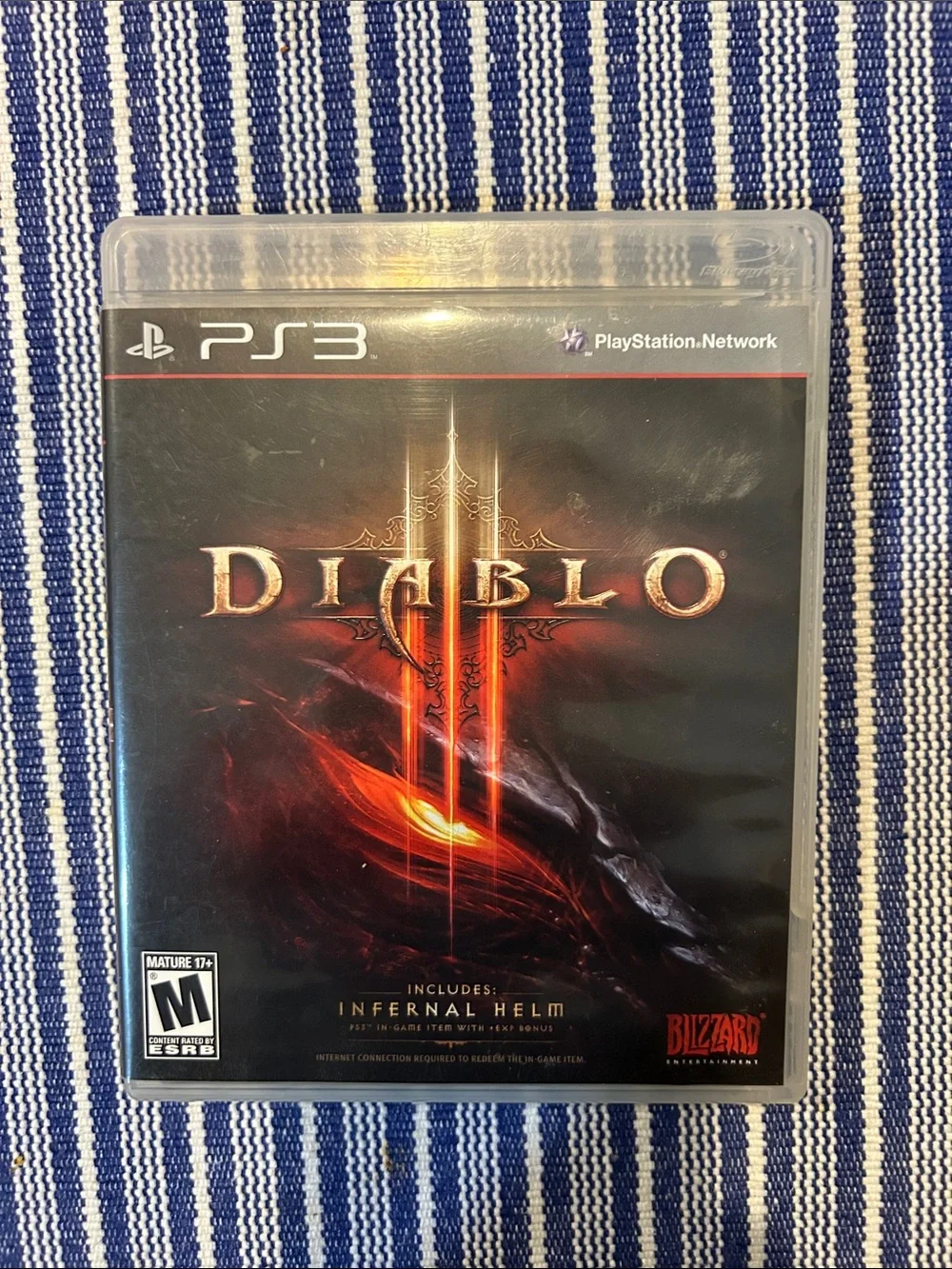 Diablo III (PS3) - Complete CIB w/ Manual + Box - PlayStation 3 - Tested/Working